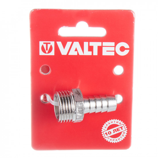 Штуцер VALTEC (VTr.650.N.0412) для присоединения шланга 1/2 НР(ш) х 12 мм латунный