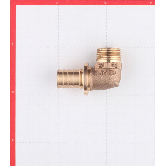 Угол RX Rehau (13660911001) 25 мм х 3/4 НР(ш)