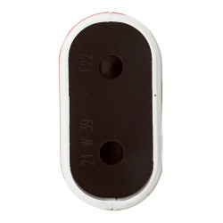 Розетка бытовая Legrand Helium (50166) без заземления 6 А 230 В IP20 с кольцом белая