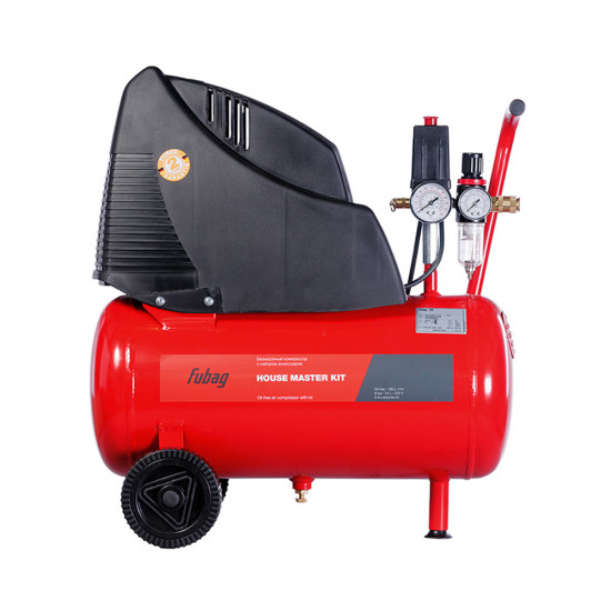 Компрессор безмасляный Fubag (8213800KOA610) HOUSE MASTER KIT 24 л 1,1 кВт