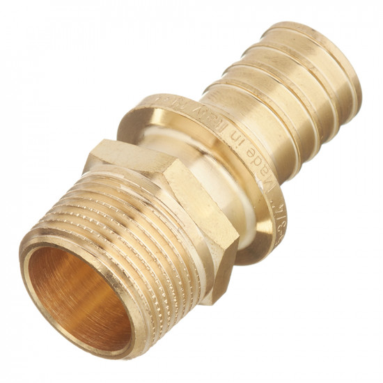 Соединитель прямой Stout (SFA-0001-002534) 25 мм х 3/4 НР(ш) латунный