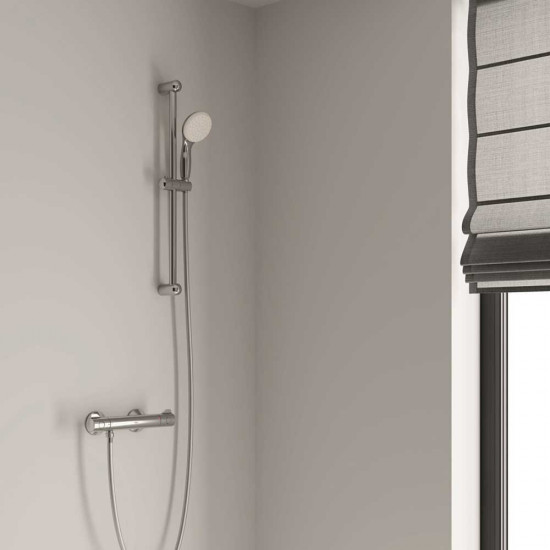 Душевой комплект GROHE Tempesta New 27853001 со стойкой 600 мм душевой лейкой D100 мм 1F и шлангом 1750 мм