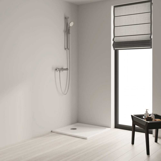 Душевой комплект GROHE Tempesta New 27853001 со стойкой 600 мм душевой лейкой D100 мм 1F и шлангом 1750 мм