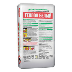 Штукатурка гипсовая Unis Теплон белая 15 кг