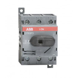 Рубильник ABB OT63F3 (1SCA105332R1001) 3P 63А 690 В на DIN-рейку/монтажную плату
