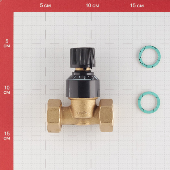 Клапан балансировочный перепускной Stout (SDG-0019-000005) 3/4 ВР(г) 0,2-2,5 бар