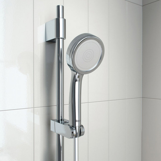 Душевой комплект IDDIS SpaHome SPA1F68i16 со стойкой 713 мм лейкой d95 мм шланг 1500 мм с держателем без регулировки