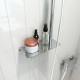 Душевой комплект IDDIS SpaHome SPA1F68i16 со стойкой 713 мм лейкой d95 мм шланг 1500 мм с держателем без регулировки