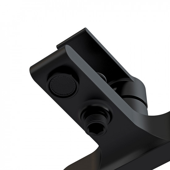 Смеситель для ванны и душа Cersanit BRASCO BLACK 63108 с коротким изливом однорычажный без лейки черный