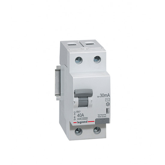 УЗО Legrand RX3 (402025) 40А 30 мА 2P тип AC 10 кА