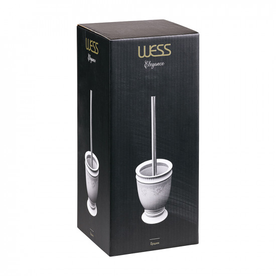 Ерш Wess Elegance напольный керамика белый