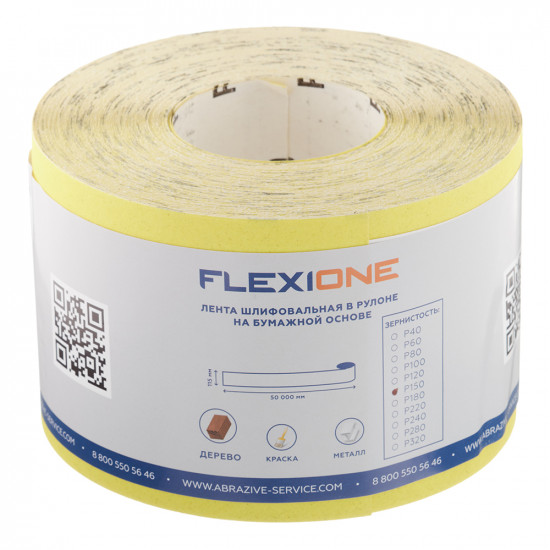 Шлифовальная шкурка Flexione 115 мм 50 м Р150