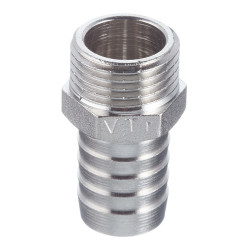 Штуцер VALTEC (VTr.650.N.0418) для присоединения шланга 1/2 НР(ш) х 18 мм латунный