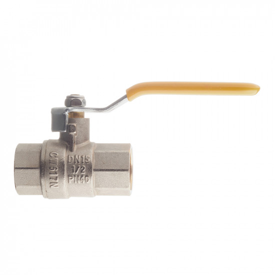 Кран шаровой газовый VALTEC (VT.271.N.04) 1/2 ВР(г) х 1/2 ВР(г) ручка