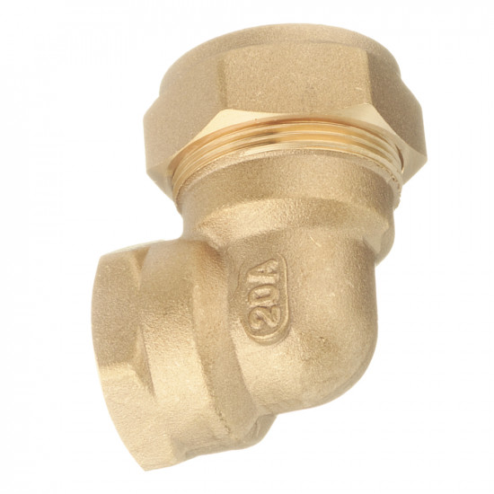 Угол Stahlman IWS EasyFix 90° 20 мм х 3/4 ВР(г) для гофрированных труб