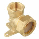 Угол Stahlman IWS EasyFix 20 мм х 3/4 ВР(г) для гофрированных труб с креплением