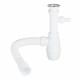 Сифон для раковины WIRQUIN 30718052 1 1/4"х40 мм с выпуском D 63 мм отводом для ст.м и гибким со