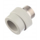 Муфта полипропиленовая FV-PLAST (215040) 40 х 1 1/4 НР(ш) серая