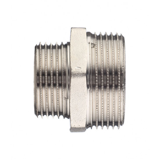 Ниппель переходной Stout (SFT-0004-001141) 1 1/4 НР(ш) х 1 НР(ш) латунный