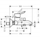 Смеситель для ванны Hansgrohe Focus S 31742000