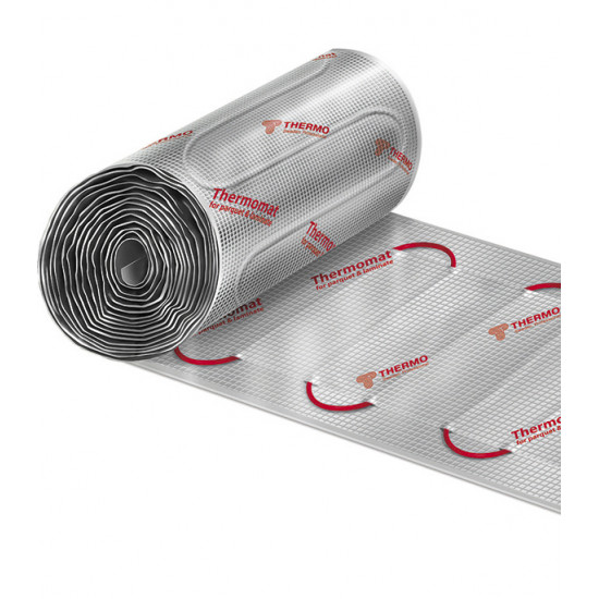 Теплый пол нагревательный мат Thermo Thermomat 4 кв.м 130 (520) Вт под ламинат и паркет