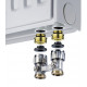 Узел нижнего подключения прямой Oventrop Multiflex F ZB (1015883) H-образный 1/2 НР(ш) х 3/4 EK для радиатора