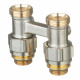 Узел нижнего подключения прямой Oventrop Multiflex F ZB (1015883) H-образный 1/2 НР(ш) х 3/4 EK для радиатора