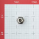 Ниппель переходной Valtec (VTr.580.N.0402) 1/2 НР(ш) х 1/4 НР(ш) латунный