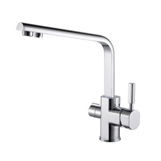 Смеситель для кухонной мойки под фильтр однорычажный  боковой  Kaiser Decor 40144