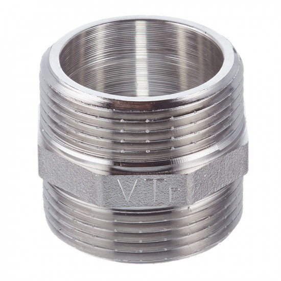 Ниппель Valtec (VTr.582.N.0007) 1 1/4 НР(ш) х 1 1/4 НР(ш) латунный
