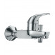 Смеситель для ванны и душа GROHE EUROECO 32743000 DN15 с коротким изливом однорычажный без лейки
