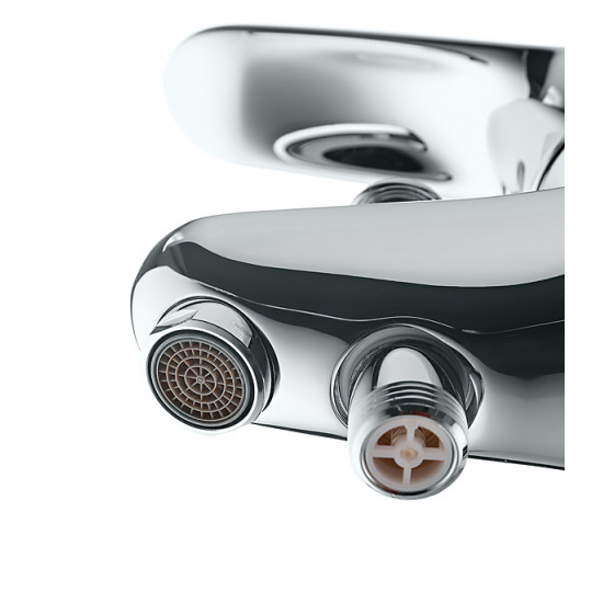 Смеситель для ванны и душа GROHE EUROECO 32743000 DN15 с коротким изливом однорычажный без лейки