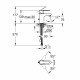 Смеситель для раковины GROHE Get 32884000 S-size однорычажный