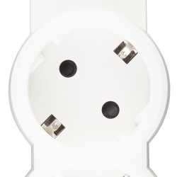 Удлинитель бытовой Legrand с заземлением 1,5 м 16 А 230 В 3,5 кВт 3 розетки ПВС 3х1,5 мм2 IP20 белый