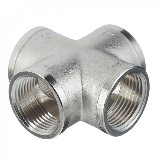 Крестовина Valtec (VTr.760.N.0006) 1 ВР(г) х 1 ВР(г) х 1 ВР(г) х 1 ВР(г) латунная