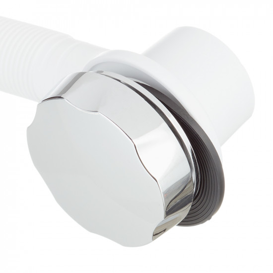 Сифон для ванны VIRPLAST by WIRQUIN 30982476 п/автомат 1 1/2"х40 регулируемый c выпуском D 50 мм соединением 40 мм