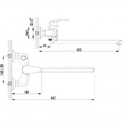 Смеситель Lemark Pramen LM3317C универсальный