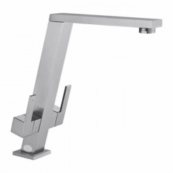 Смеситель  для кухонной мойки с двумя рукоятками KAISER Vico 30144-5 Silver
