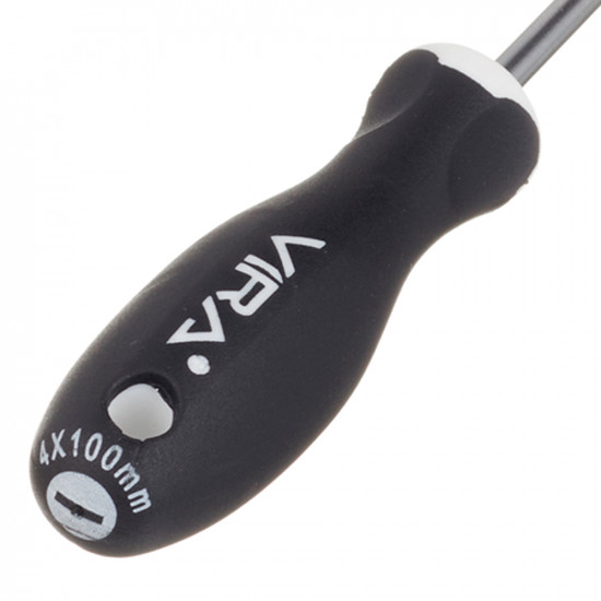 Отвертка плоская SL4 100 мм Vira RAGE (391105)