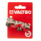 Кран шаровой латунный VALTEC (VT.341.N.1604) 16 обж(ц) х 1/2 НР(ш) для металлопластиковых труб бабочка прямой