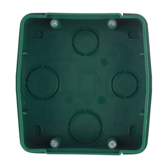 Коробка монтажная для силовых розеток Schneider Electric Blanca скрытая установка IP40