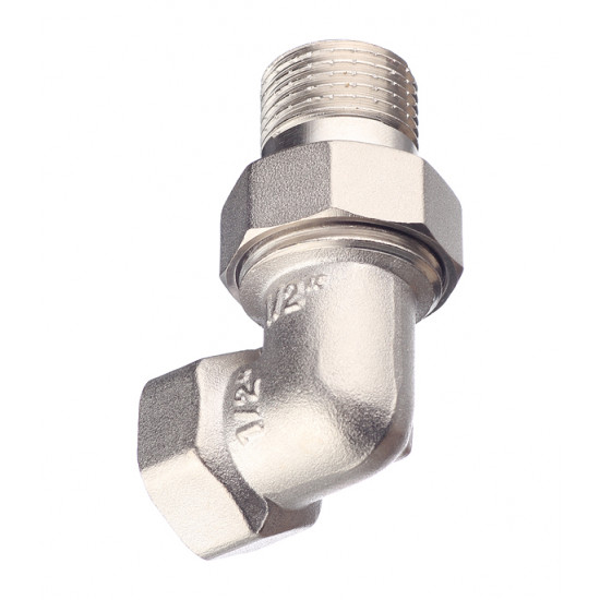 Американка угловая Valtec (VTr.098.N.0004) 1/2 ВР(г) х 1/2 НР(ш) латунная