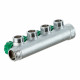 Коллектор Far (FK 3824 134 TP) 1 ВР(г) х 4 выхода 3/4 НР(ш) х 1 НР(ш) регулируeмый