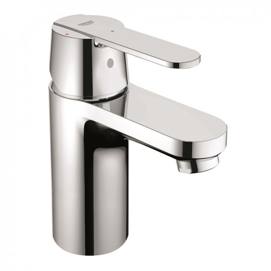 Смеситель для раковины с коротким изливом Grohe Get 23586000 однорычажный с донным клапаном хром