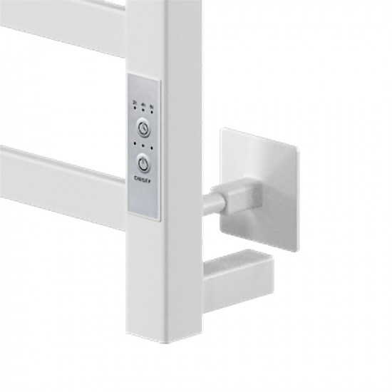 Полотенцесушитель электрический лесенка MyFrea MyParma 1200х100 мм белый
