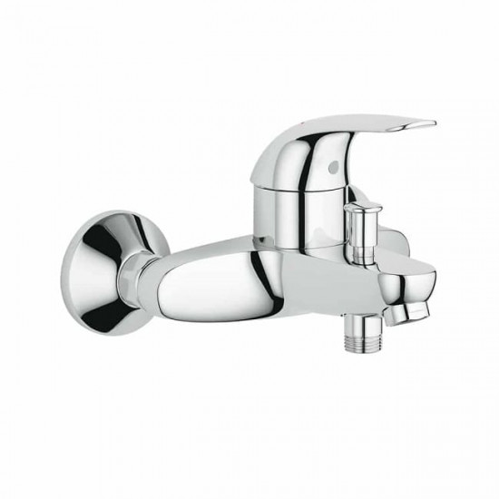 Однорычажный смеситель для ванны хром GROHE Euroeco  32743000
