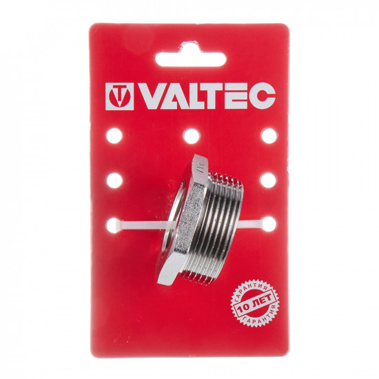 Футорка VALTEC (VTr.581.N.0806) 1 1/2 НР(ш) х 1 ВР(г) латунная