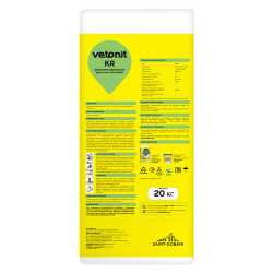 Шпаклевка на органическом связующем Weber.vetonit KR финишная белая 20 кг