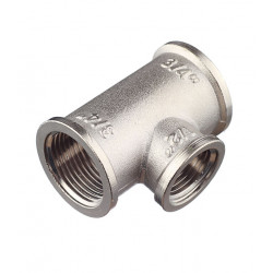 Тройник переходный Valtec (VTr.750.N.0504) 3/4 ВР(г) х 1/2 ВР(г) х 3/4 ВР(г) латунный