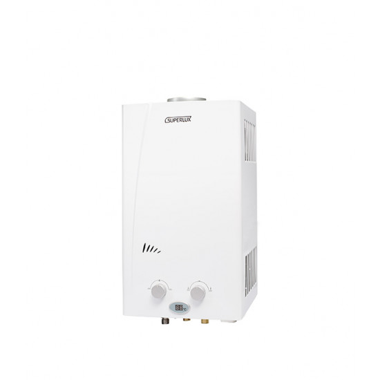 Колонка газовая Superlux 10L CF NG NEW проточная 17,4 кВт вертикальная